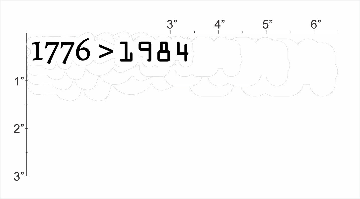 1776>1984 - Black and White