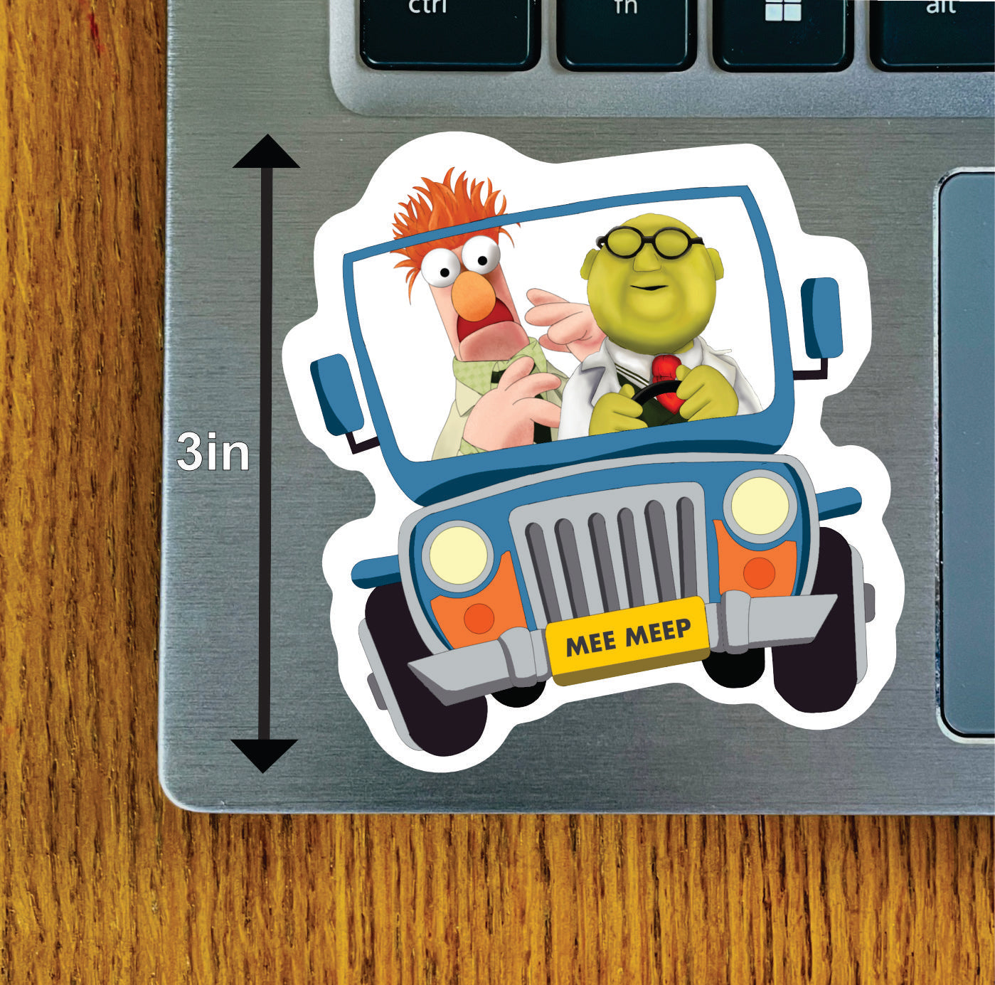 Scientists in Jeep - Bee Beep