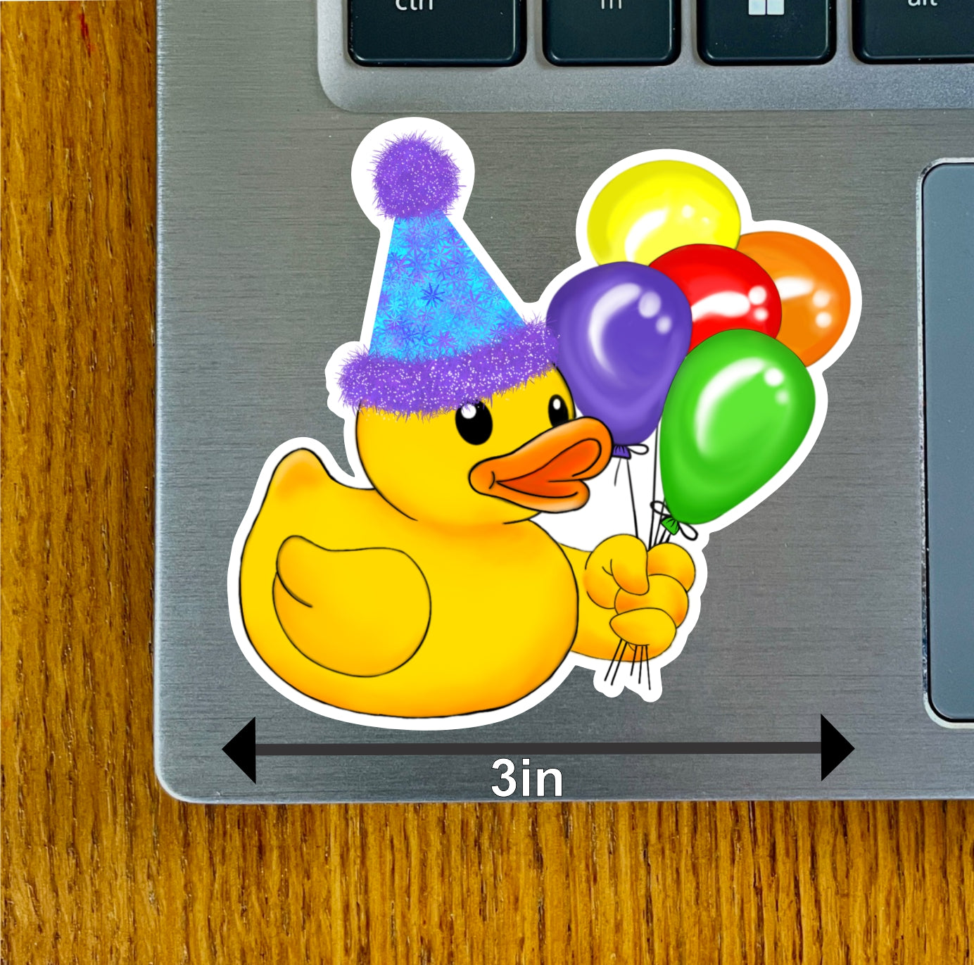 Birthday Duck, Pink, Blue, Purple Hates