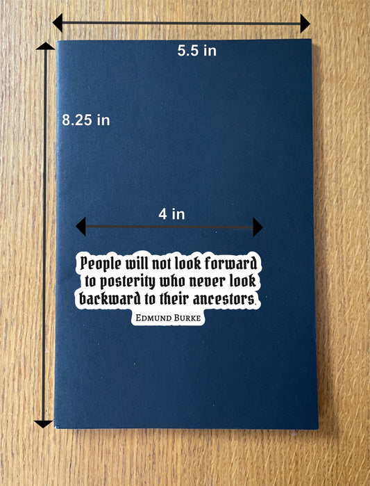 Edmund Burke Quote - Posterity and Ancestors