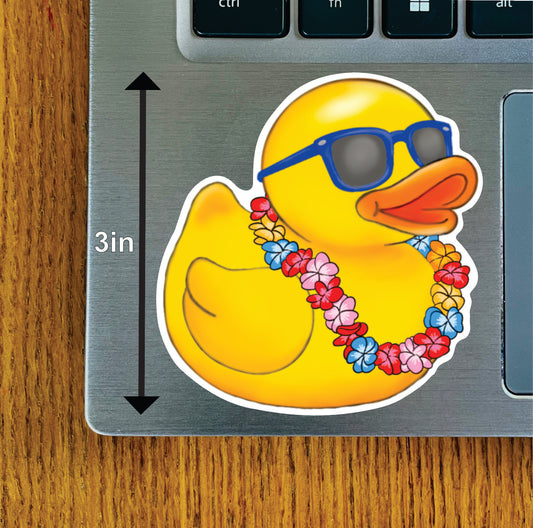 Hawaiian Duck Pink or Blue Glasses