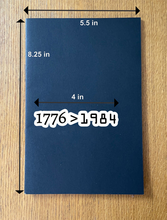1776>1984 - Black and White