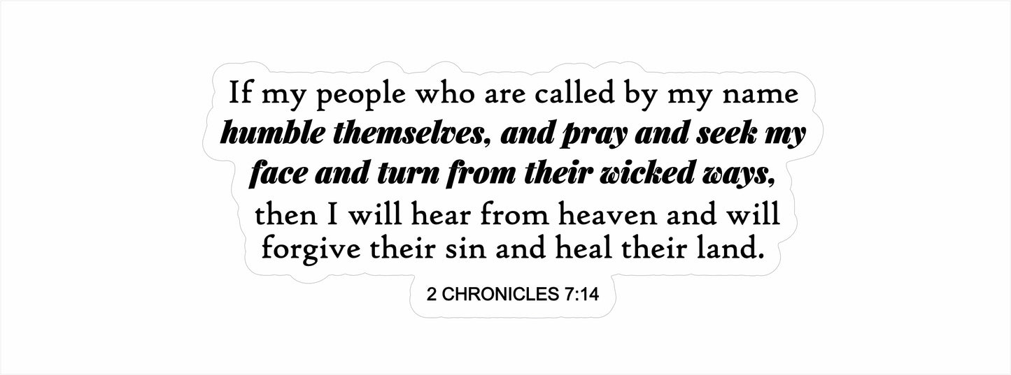 2 Chronicles 7:14