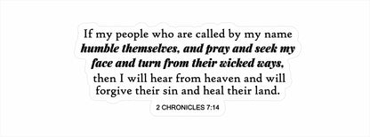 2 Chronicles 7:14