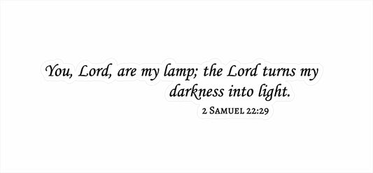 2 Samuel 22:29