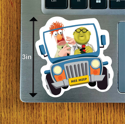 Scientists in Jeep - Bee Beep
