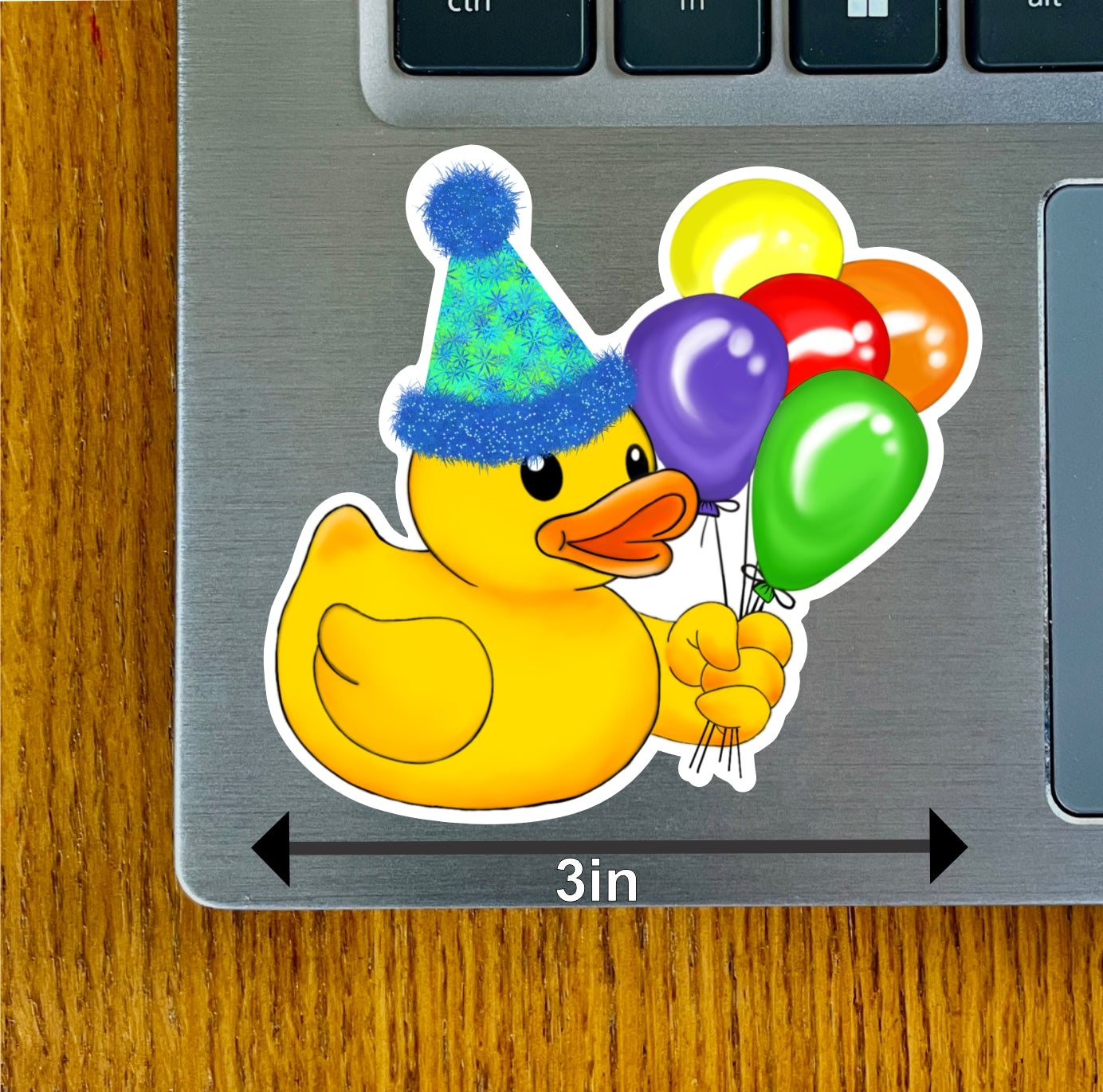 Birthday Duck, Pink, Blue, Purple Hates