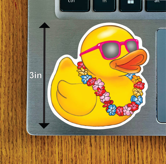 Hawaiian Duck Pink or Blue Glasses
