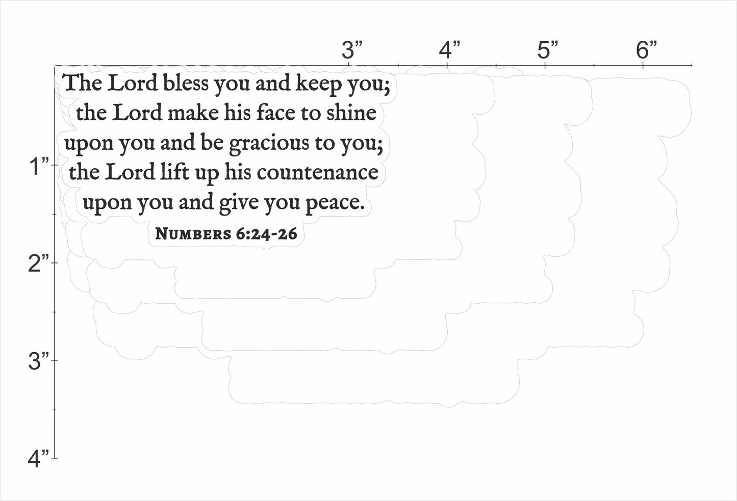 Number 6:24-26 - The Lord Bless You And Keep You