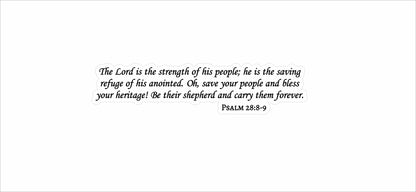 Psalm 28:8-9 - The Strength Of His People