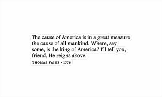 Thomas Paine - King of America (1776)