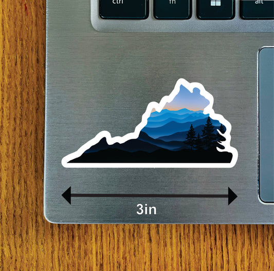 Virginia Blue Ridge Mountain Scene