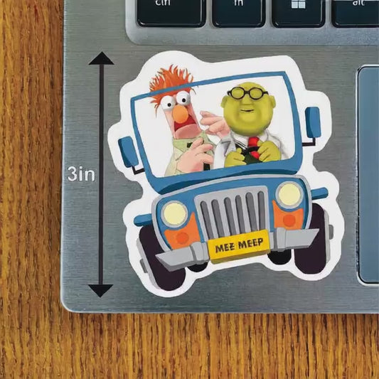 Scientists in Jeep - Bee Beep